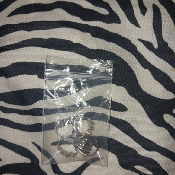 NEW Women Silver ears cuff earrings set - Picture 2 of 3